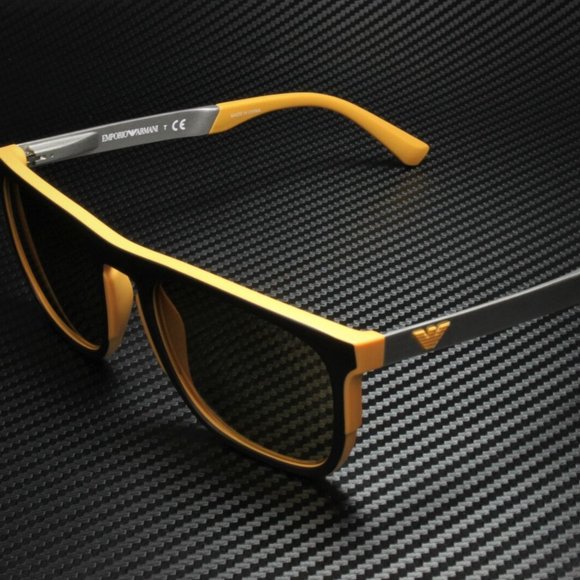 Emporio Armani Men's Matte Green Gold Sunglasses! - Picture 1 of 4